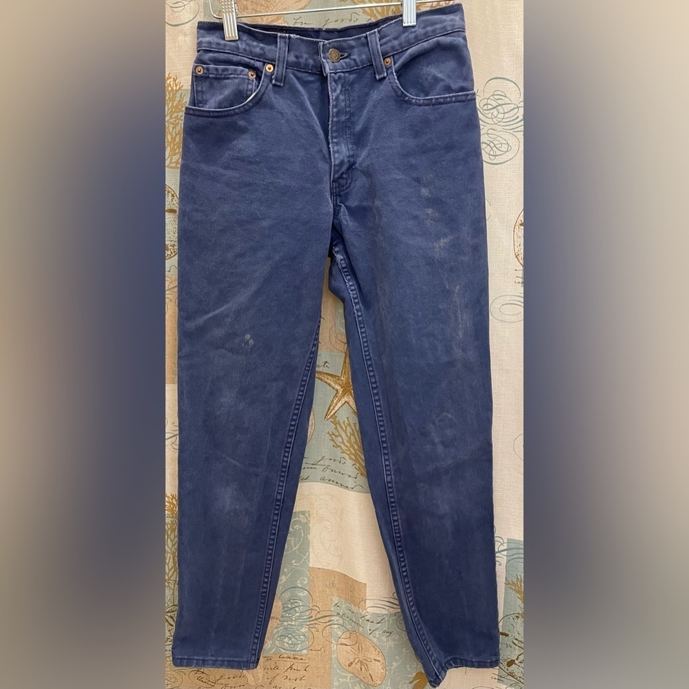 Levis 532 VTG 90’s Colbalt Blue Denim Jeans Womens 5M Streetwear *Flaw‎